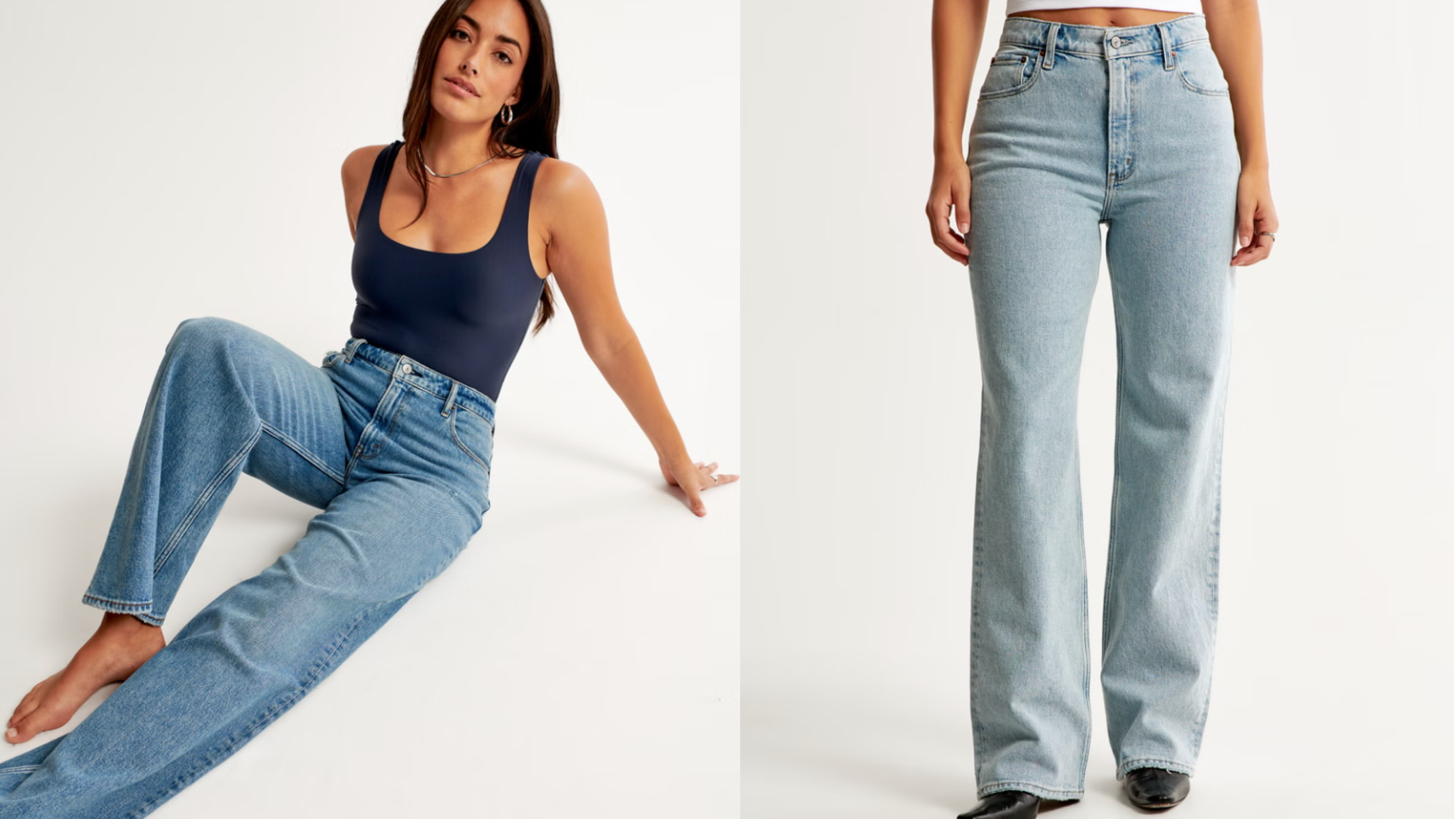 abercrombie & fitch curve love jeans
